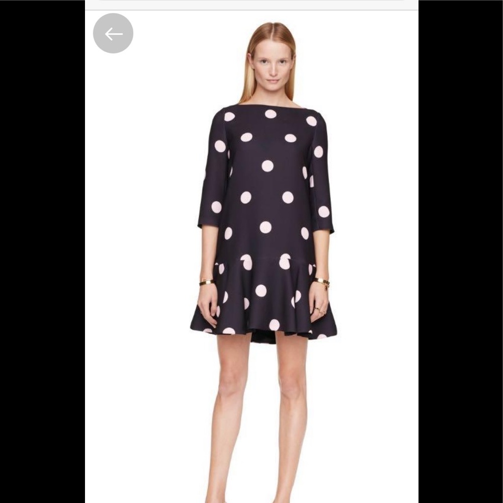 Kate spade nwot polka dot‎ dress.